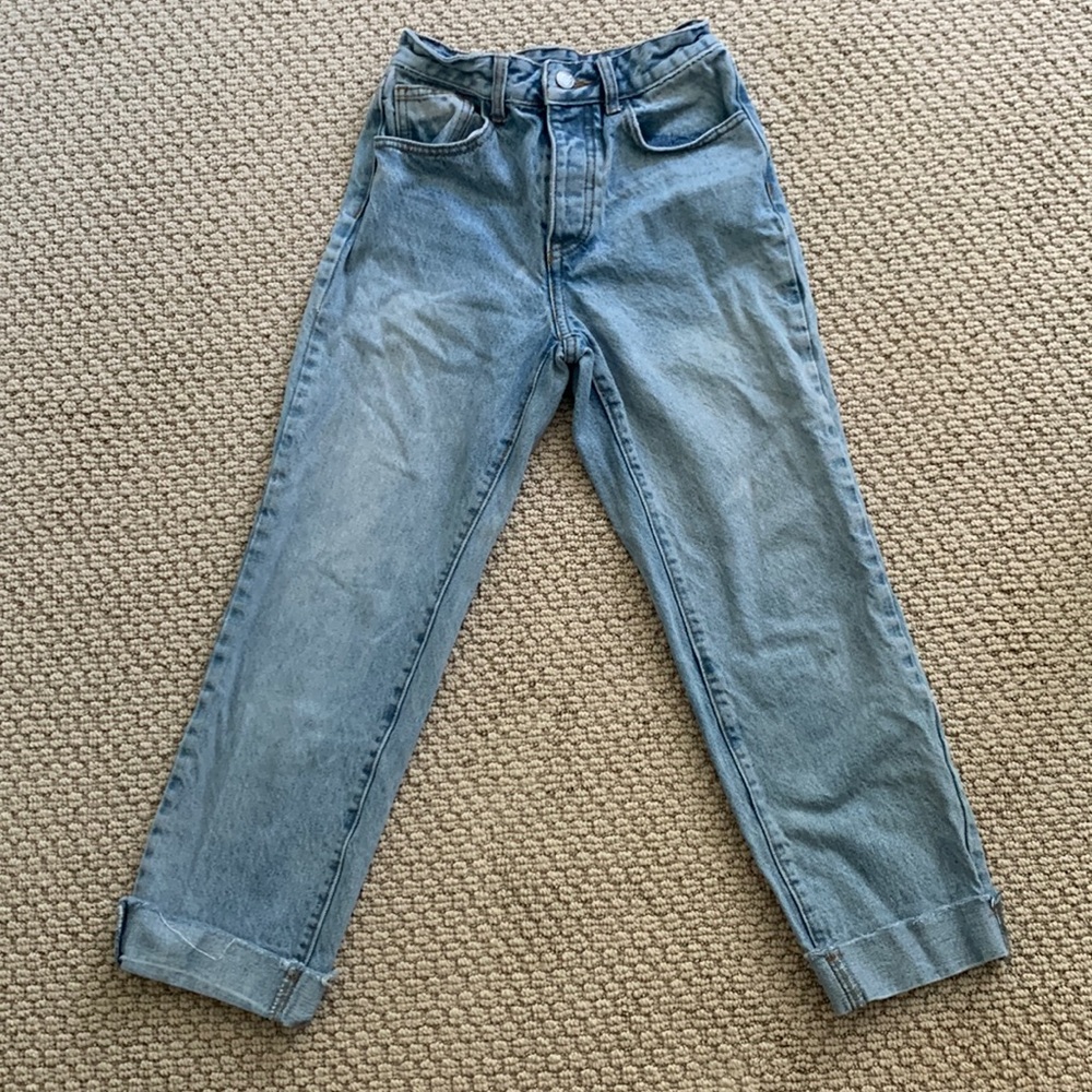John Galt Light Denim Mom Jeans